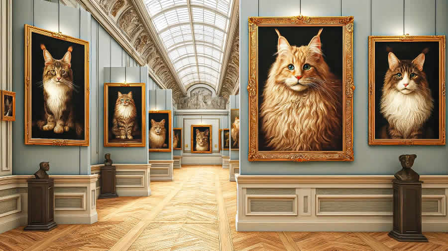 Amerikanische Waldkatze – Katzenbilder 03/2024 Amerikanische Waldkatze – Katzenbilder 03/2024