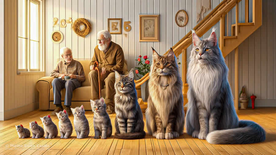 Katzenjahre in Menschenjahre umrechnen