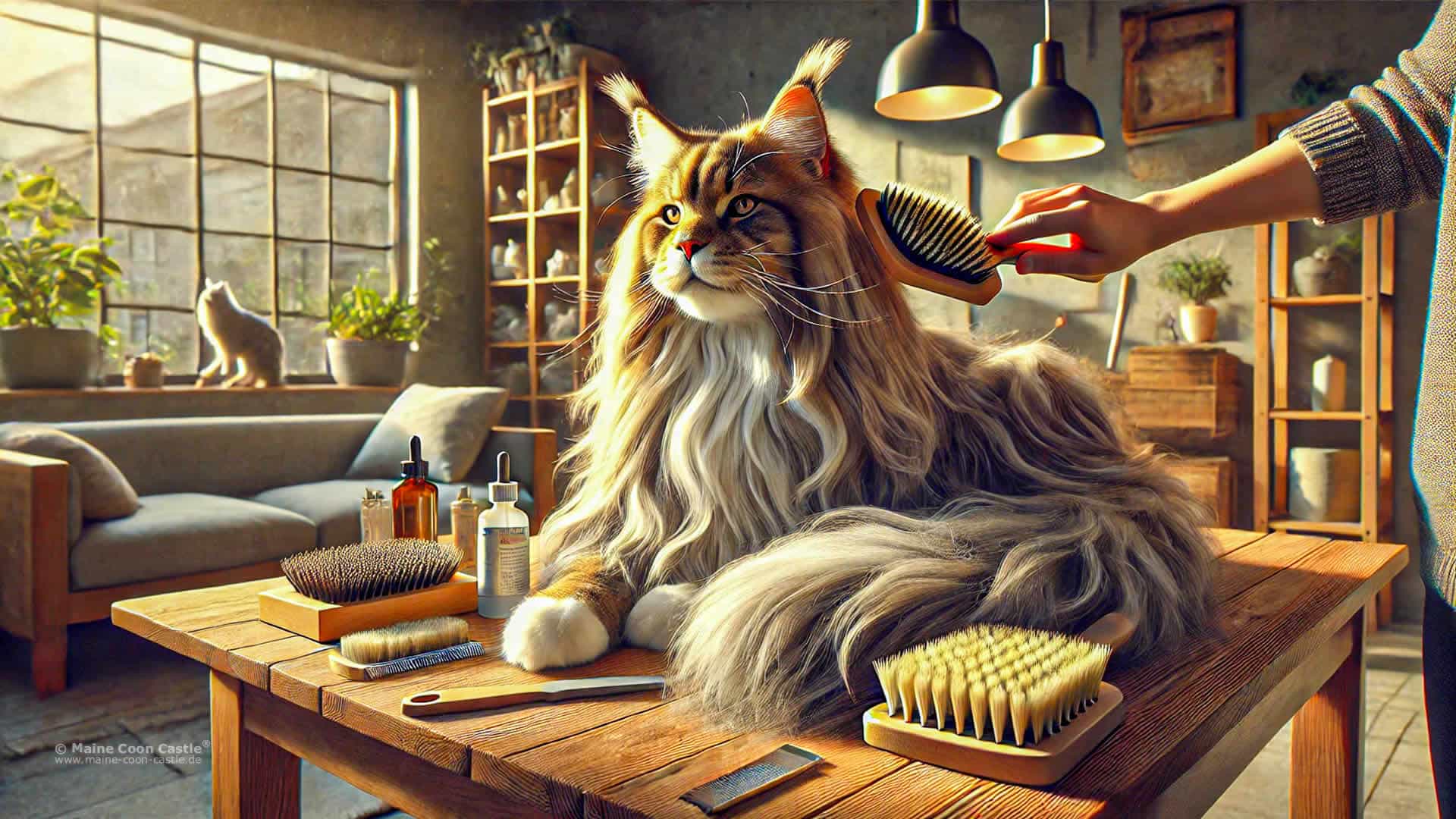 Fellpflege der Maine Coon