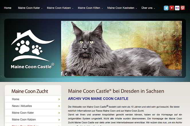 Das Archiv von Maine Coon Castle