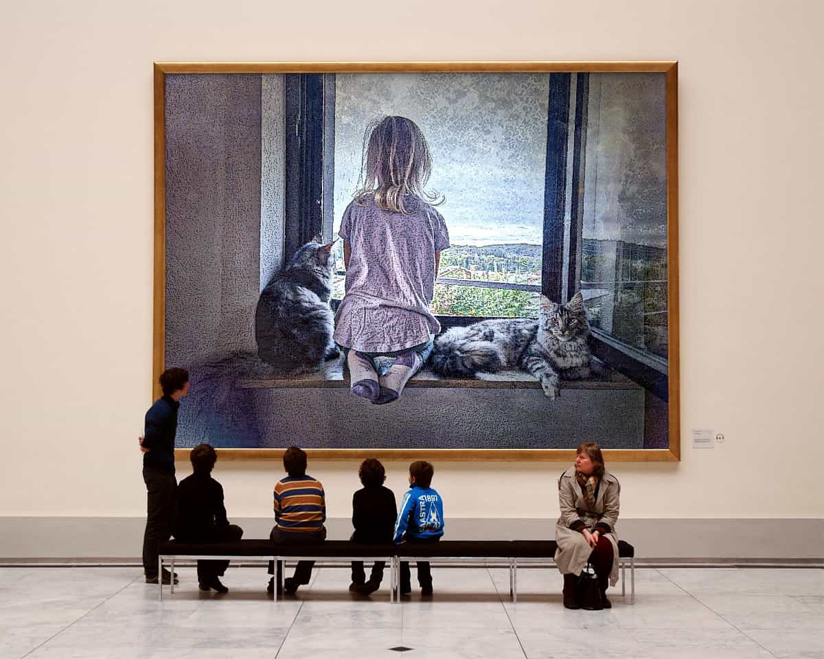 Katzen mit Kind Katzen mit Kind