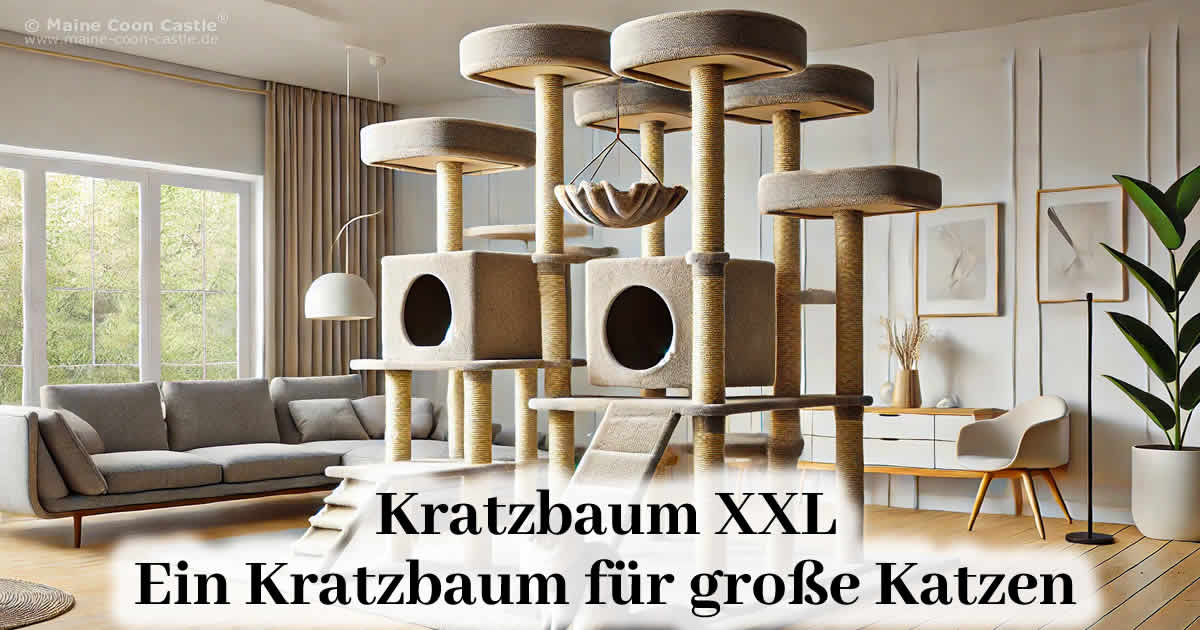 Kratzbaum XXL – Ein Kratzbaum für große Katzen Kratzbaum XXL – Ein Kratzbaum für große Katzen